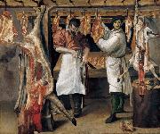 Annibale Carracci The Butchers Shop Sweden oil painting artist